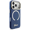 Guess IML Script Metal MagSafe Apple iPhone 17 Pro blue