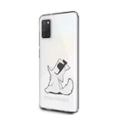 Karl Lagerfeld KLHCM21CFNRC Samsung Galaxy M21 hardcase transparent Choupette Fun