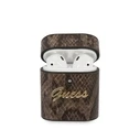Guess GUACA2PUSNSMLBR Apple AirPods cover brown Python Collection