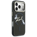 Karl Lagerfeld IML Choupettes Karl Script Logo MagSafe Apple iPhone 17 Pro black