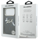 Karl Lagerfeld IML Choupettes Karl Script Logo MagSafe Apple iPhone 17 Pro black