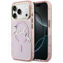 Karl Lagerfeld IML Choupettes Karl Script Logo MagSafe Apple iPhone 17 Pro pink