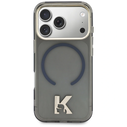 Karl Lagerfeld IML K Head Logo MagSafe Apple iPhone 17 Pro black