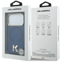 Karl Lagerfeld IML K Head Logo MagSafe Apple iPhone 17 Pro blue