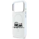Karl Lagerfeld IML Karl & Choupette Peekaboo Logo MagSafe Apple iPhone 17 Pro white