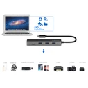 USB Hub Wavlink SUPERSPEED 3.0 Type-C 4-PORT ALUMINUM