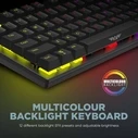 Gaming Πληκτρολόγιο Ενσύρματο Armaggeddon Mechanical MKA-2C NEO Black TACTILE BROWN SWITCH