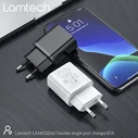Φορτιστής Πρίζας Lamtech USB Travel Charger 2,1A WHITE