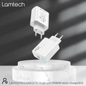 Φορτιστής Πρίζας Lamtech FAST Charger Type-C PD30W WHITE