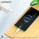 Καλώδιο USB-C Lamtech High Power 1m 27w White