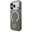 Karl Lagerfeld IML KL Script Logo MagSafe Apple iPhone 17 Pro black