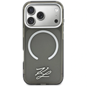 Karl Lagerfeld IML KL Script Logo MagSafe Apple iPhone 17 Pro black