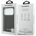 Karl Lagerfeld K Head Point Logo MagSafe Apple iPhone 17 Pro black