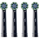 Oral-B Pro CrossAction Ανταλλακτικές Κεφαλές Οδοντόβουρτσας Μαύρο 4 τεμάχια