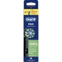 Oral-B Pro CrossAction Ανταλλακτικές Κεφαλές Οδοντόβουρτσας Μαύρο 4 τεμάχια