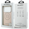 Karl Lagerfeld K Head Point Logo MagSafe Apple iPhone 17 Pro pink