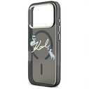 Karl Lagerfeld IML Choupettes Karl Script Logo MagSafe Apple iPhone 17 Pro Max black