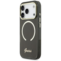 Guess IML Script Metal MagSafe Apple iPhone 17 Pro Max black