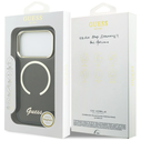 Guess IML Script Metal MagSafe Apple iPhone 17 Pro Max black