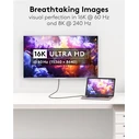 Goobay Cable HDMI male - HDMI male 1m Μαύρο 80091