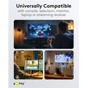 Goobay Cable HDMI male - HDMI male 1m Μαύρο 80091