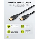 Goobay Cable HDMI male - HDMI male 2m Μαύρο 80094