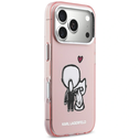 Karl Lagerfeld Karl & Choupette Back MagSafe Apple iPhone 17 Pro pink
