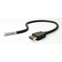 Goobay HDMI 2.0 Premium High Speed 4K 60Hz HDR Cable HDMI male - HDMI male 5m Μαύρο 80105