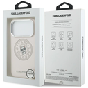 Karl Lagerfeld Point & Choupette Sketch MagSafe Apple iPhone 17 Pro Max pink