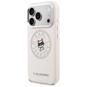Karl Lagerfeld Point & Choupette Sketch MagSafe Apple iPhone 17 Pro pink