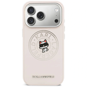 Karl Lagerfeld Point & Choupette Sketch MagSafe Apple iPhone 17 Pro pink