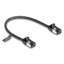 Καλώδιο Δικτύου Delock 80181, CAT 8.1 U/FTP, 40Gbps, 0.25m, μαύρο