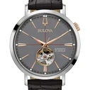 Ρολόι Ανδρικό Bulova 98A187 Μαύρο Γκρι