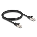 Καλώδιο Δικτύου Delock RJ50 80187, S/FTP, 26 AWG, 1m, μαύρο