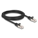 Καλώδιο Δικτύου Delock RJ50 80188, S/FTP, 26 AWG, 2m, μαύρο