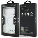 BMW M IML Shockproof Metal Logos MagSafe Apple iPhone 17 Pro transparent