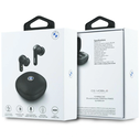 BMW Wireless in-ear Bluetooth TWS headphones Leather Metal Logo ENC black