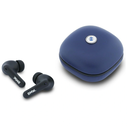 BMW Wireless in-ear Bluetooth TWS headphones Leather Metal Logo ENC navy blue