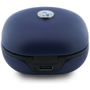 BMW Wireless in-ear Bluetooth TWS headphones Leather Metal Logo ENC navy blue