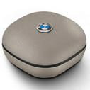 BMW Wireless in-ear Bluetooth TWS headphones Leather Metal Logo ENC taupe