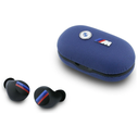 BMW Wireless in-ear Bluetooth TWS headphones M Metal Logo ENC blue