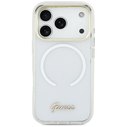 Guess IML Gradient Script Metal MagSafe Apple iPhone 17 white