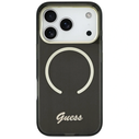 Guess IML Script Metal MagSafe Apple iPhone 17 black