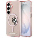 Karl Lagerfeld IML Peekaboo Choupette MagSafe Samsung Galaxy S26 pink