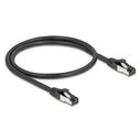 Delock S/FTP Καλώδιο Δικτύου Ethernet 0.5m Μαύρο 80570
