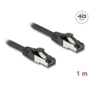 Delock S/FTP Καλώδιο Δικτύου Ethernet 1m Μαύρο 80571