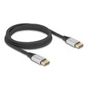 Καλώδιο DisplayPort Delock 2.1 80634, 16K/60Hz, 40 Gbps, 2m, Μαύρο