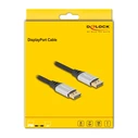 Καλώδιο DisplayPort Delock 2.1 80634, 16K/60Hz, 40 Gbps, 2m, Μαύρο