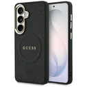 Guess Saffiano Peony Embossed Ring MagSafe Samsung Galaxy S26 black