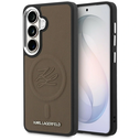 Karl Lagerfeld Embossed Ring Initials MagSafe Samsung Galaxy S26 brown